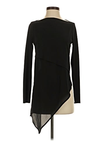Zara W&B Collection Long Sleeve Top (view 1)