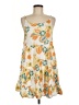 Roxy 100% Viscose Tropical Orange Casual Dress Size M - photo 1