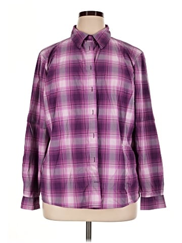 Duluth Trading Co. Long Sleeve Button-Down Shirt (view 1)
