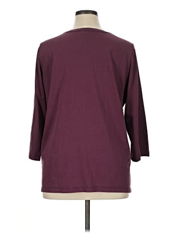 LOGO by Lori Goldstein 3/4 Sleeve T-Shirt (view 2)