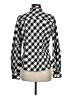 Foxcroft Argyle Black Long Sleeve Button-Down Shirt Size 8 - photo 2