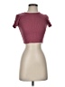 Popular 21 Burgundy Short Sleeve Turtleneck Size S - photo 1