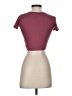 Popular 21 Burgundy Short Sleeve Turtleneck Size S - photo 2