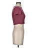 Popular 21 Burgundy Short Sleeve Turtleneck Size S - photo 4