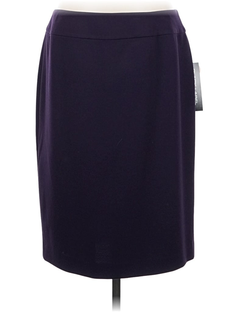 Black Label By Evan Picone Formal Skirt In Purple