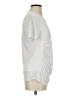 Donna Karan New York 100% Polyester Ivory Short Sleeve Top Size S - photo 4