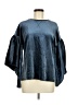 Ted Baker London Metallic Blue 3/4 Sleeve Blouse Size 6 (2) - photo 1