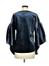 Ted Baker London Metallic Blue 3/4 Sleeve Blouse Size 6 (2) - photo 2