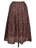 Unbranded Animal Print Brown Casual Skirt Size XL - photo 2