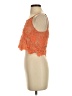 Alice + Olivia 100% Polyester Orange Sleeveless Blouse Size XS - photo 5