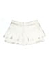 Runway 100% Polyester Solid Ivory Skort Size S - photo 2