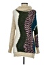 Cite Color Block Green Pullover Sweater Size XS - photo 1
