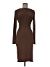 Shein Solid Brown Cocktail Dress Size 6 - photo 1