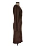 Shein Solid Brown Cocktail Dress Size 6 - photo 4