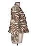 Sandra Darren Animal Print Gold Blazer Size 12 - photo 4