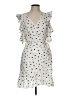Sucrefas Polka Dots Ivory Cocktail Dress Size L - photo 1