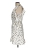 Sucrefas Polka Dots Ivory Cocktail Dress Size L - photo 5