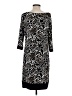 Laundry by Design Print Black Casual Dress Size S - photo 2