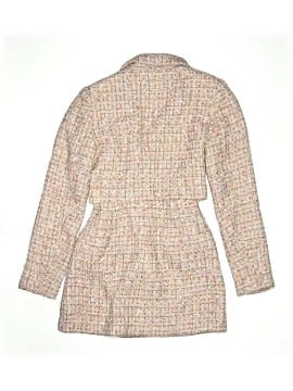 Self-Portrait Pink Tweed Blazer Dress (view 2)