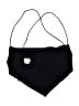 Shein Solid Black Swimsuit Top Size 6 - photo 2