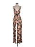 Aila Blue Floral Pink Jumpsuit Size S - photo 1