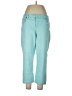 Kut from the Kloth Color Block Teal Jeans Size 10 - photo 1