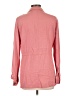 Just Fab Pink 3/4 Sleeve Button-Down Shirt Size L - photo 2