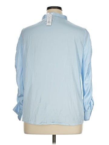 White House Black Market 3/4 Sleeve Blouse (view 2)