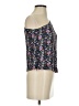 FRAME 100% Viscose Black 3/4 Sleeve Blouse Size S - photo 4