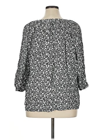 Jones & Co 3/4 Sleeve Blouse (view 2)
