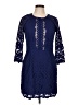 Saylor Blue Cocktail Dress Size L - photo 1