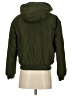 Zara 100% Nylon Solid Green Jacket Size XS - photo 2