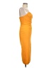 Missacc 100% Polyester Orange Cocktail Dress Size L (estimated) - photo 4