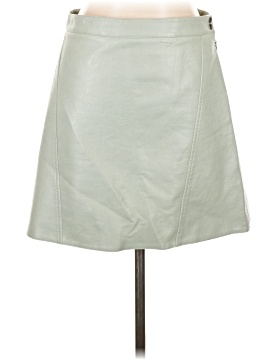 Zara Basic Faux Leather Skirt