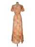 Roxy Paisley Orange Cocktail Dress Size M - photo 2