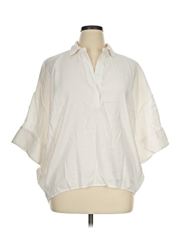 Banana Republic Factory Store Short Sleeve Blouse (view 1)