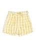 Shein Stripes Yellow Shorts Size 10 - photo 1