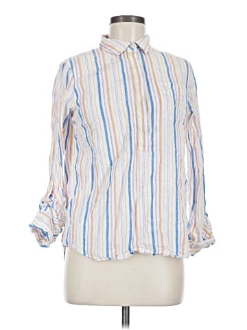 Per Se Long Sleeve Button-Down Shirt (view 1)