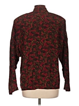 Linda Allard Ellen Tracy Long Sleeve Silk Top (view 2)