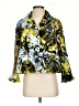 Ellen Tracy Print Yellow Jacket Size 2 - photo 1