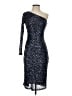 Betsy & Adam 100% Polyester Blue Cocktail Dress Size 2 - photo 1