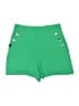 Zara Solid Green Shorts Size L - photo 1