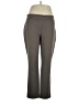dalia Solid Tan Gray Active Pants Size XL - photo 1