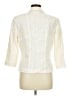 Coldwater Creek 100% Linen Ivory Blazer Size M - photo 2