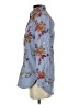 Finley Floral Blue Long Sleeve Blouse Size XS - photo 5