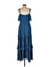 Torrid 100% Polyester Blue Casual Dress Size Med Plus (00) - photo 2
