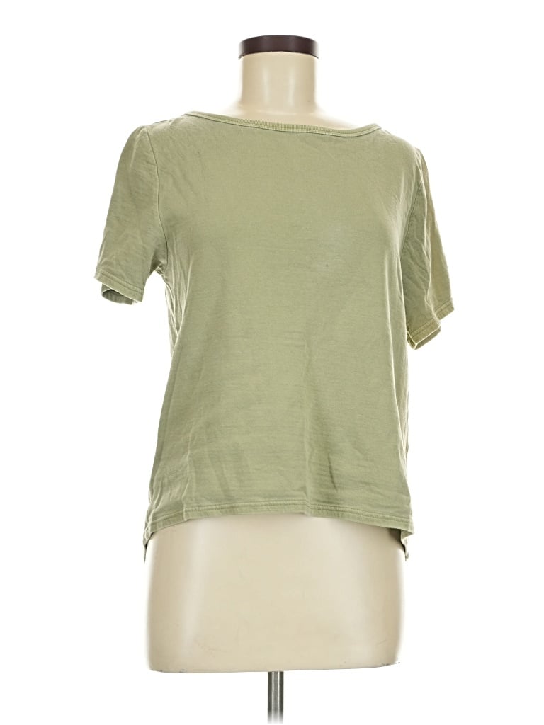 Pre-owned Athleta Short Sleeve T-shirt In Green