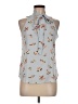 E&M Collection Gray Sleeveless Blouse Size M - photo 1
