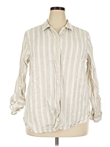 Charter Club Long Sleeve Button-Down Shirt (view 1)