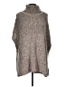 Ann Taylor LOFT 100% Acrylic Tweed Gray Poncho Size M/L - photo 1